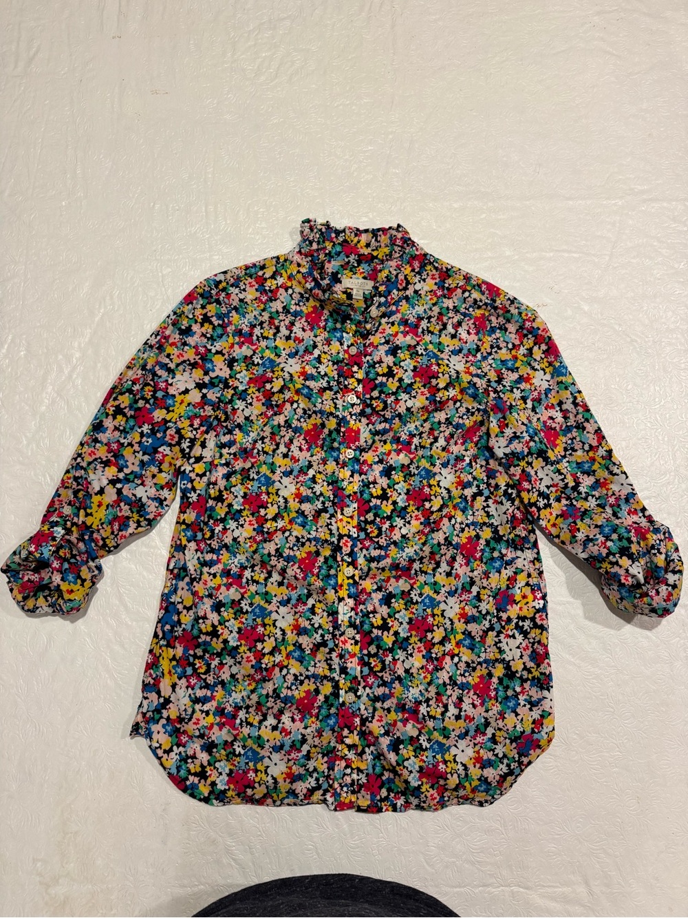 Talbots Multicolor Floral Button-Down Shirt